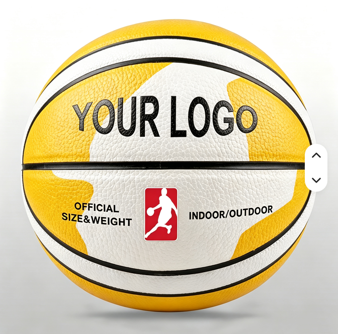 Custom Christmas Basketball with Logo | Sizes 5, 6, 7 Wholesale - Image 3