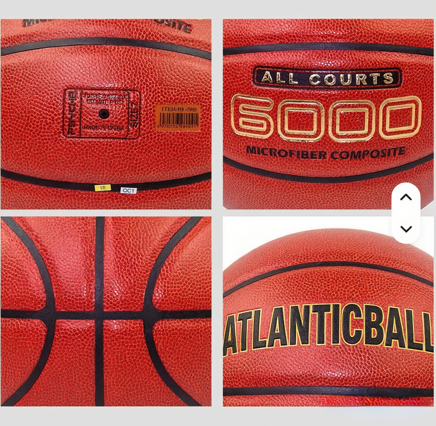 Custom Logo Microfiber Basketball – Wholesale Indoor Training Ball (GG7 Style) - Image 2