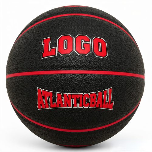 custom Black pu Basketball