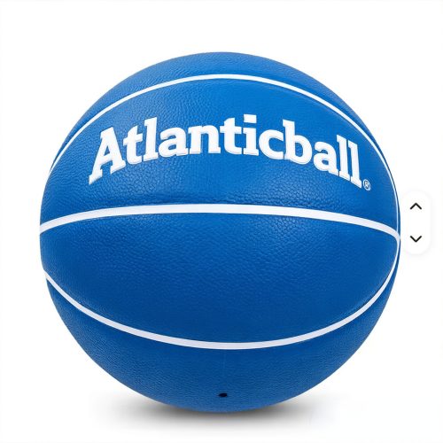 custom blue pu basketball