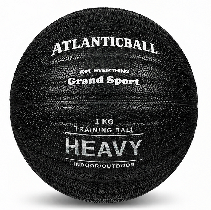 Custom Logo Weighted Basketball 1kg – PU Leather for Indoor & Outdoor Training - Image 2