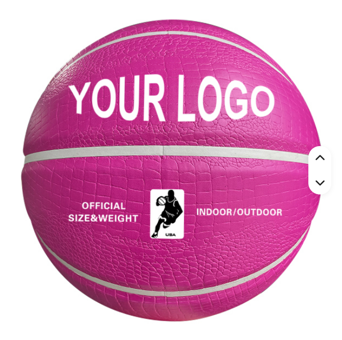 Custom Size 6 Leather Training Basketball