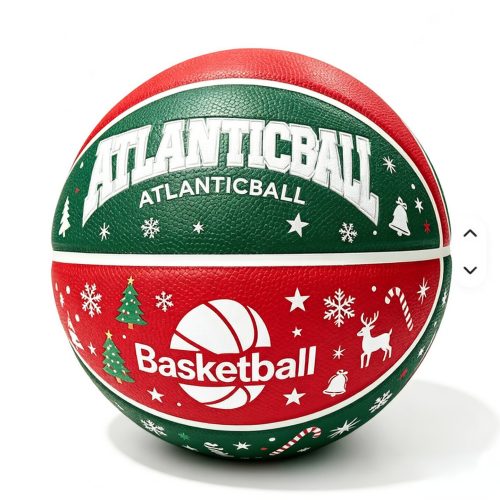 Custom Christmas Basketball with Logo