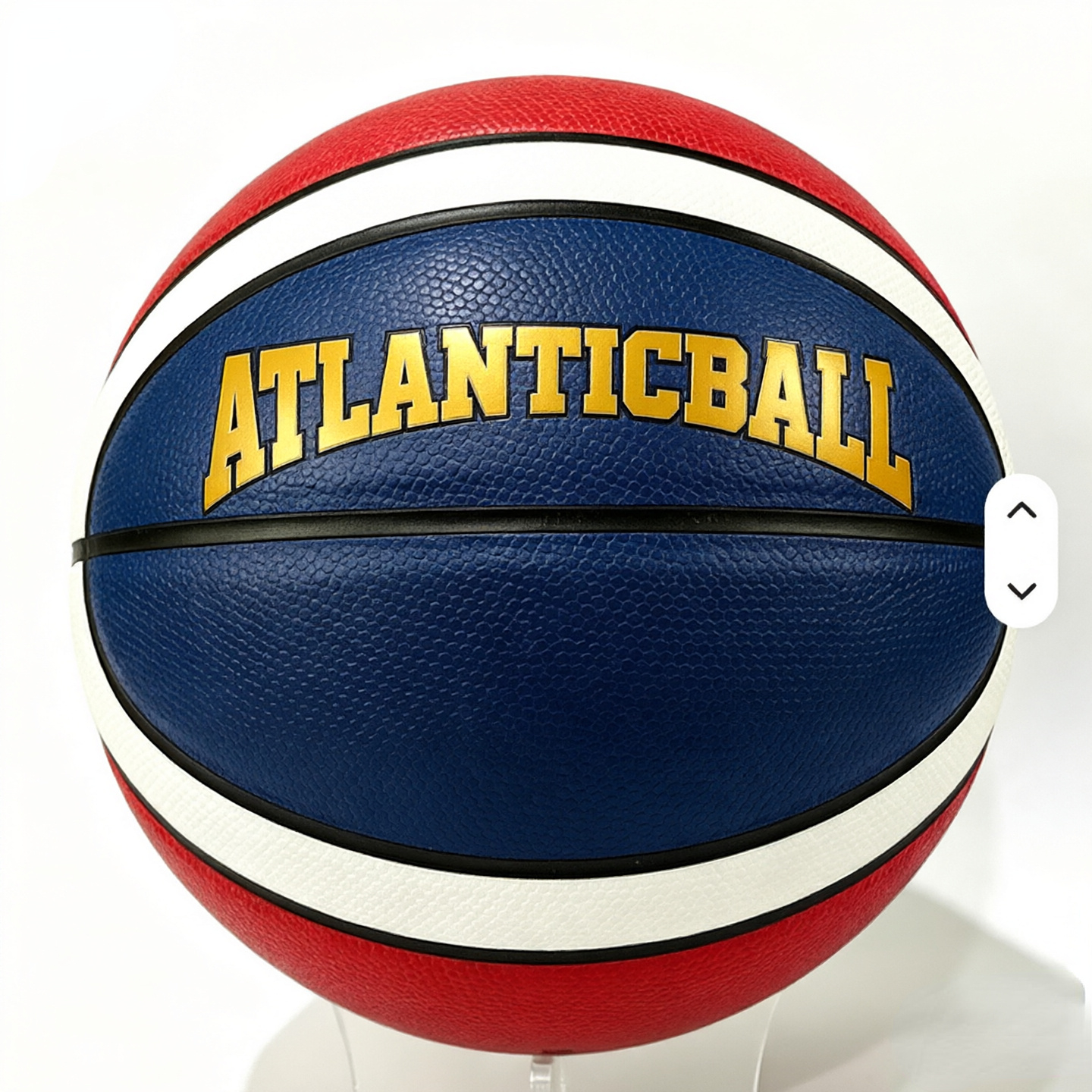 Custom 12-Panel PU Leather Indoor Basketball