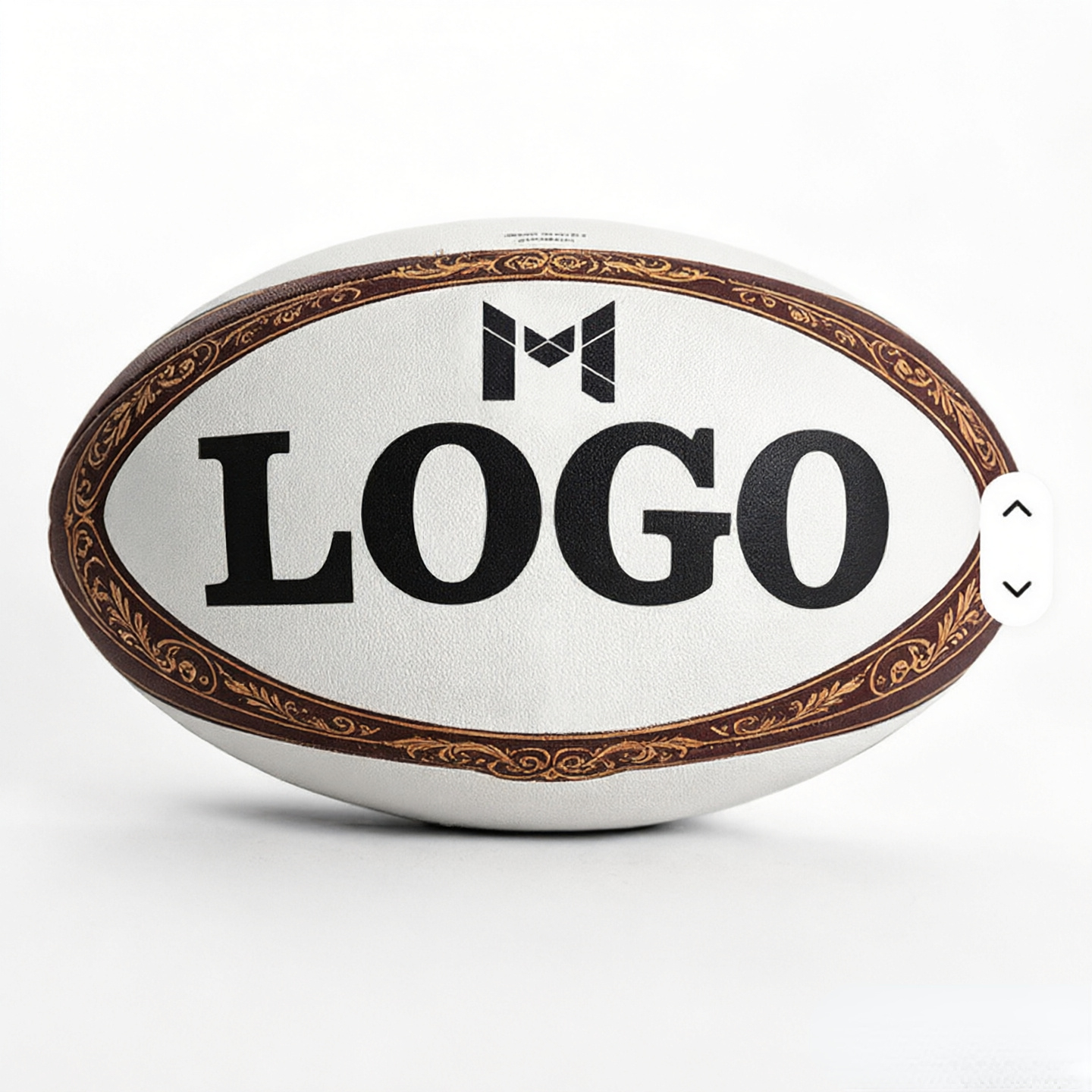 Custom Stitched Eco-Friendly Textured Rugby Ball for Elementary School & Youth Competitions - Image 3