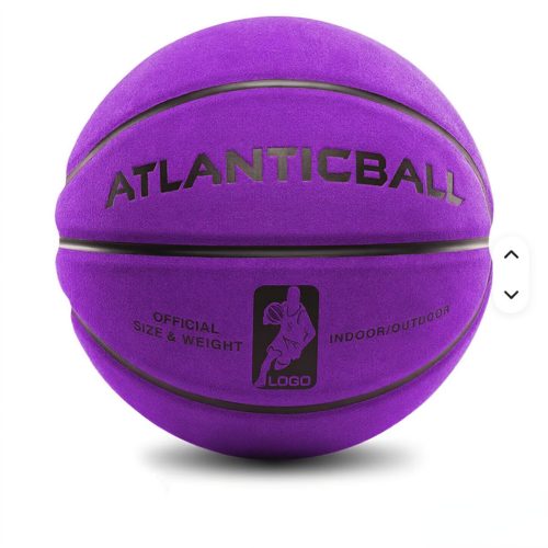 Custom Purple Suede Leather Basketball