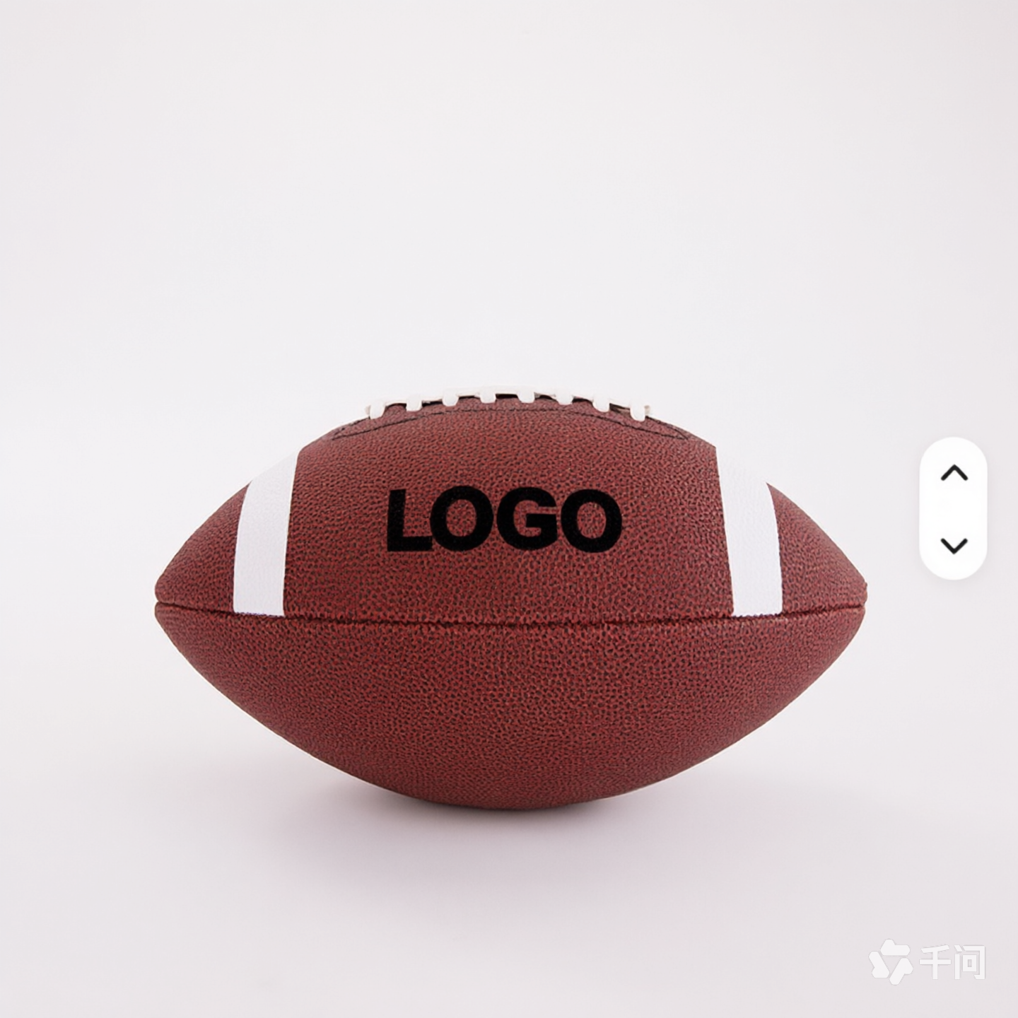 Custom Logo PU Leather American Football | Brown, Sizes 3, 6, 9 - Image 3