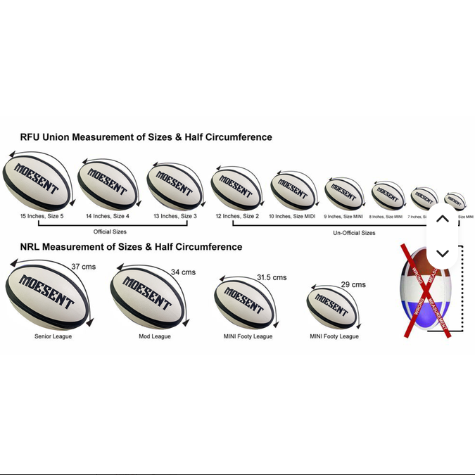 Custom NRL Style Rugby League Ball – Eco-Friendly Rubber, Water-Resistant, OEM - Image 4