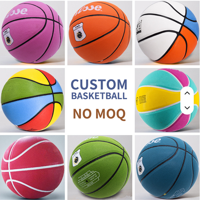 Custom Brown PU Leather Basketball | Size 7, Bulk Wholesale - Image 4