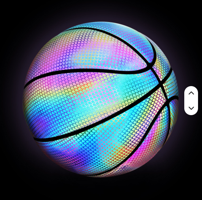 Custom Glow in the Dark Basketball – Reflective Luminous Night Ball, Sizes 5-7 - Image 2