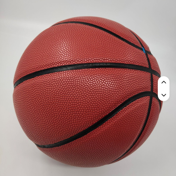 Custom White PU Leather Basketball – Size 7 Match Ball with OEM Logo - Image 4